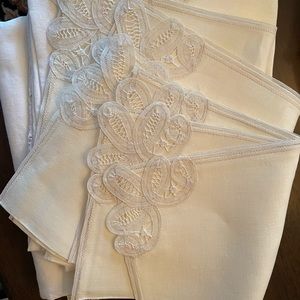 Battenburg Lace tablecloth and napkins